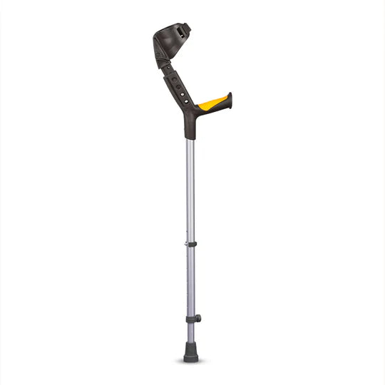 Adjustable Elbow Crutch with Movable Arm Cuff | Lightweight Aluminium Forearm Crutch