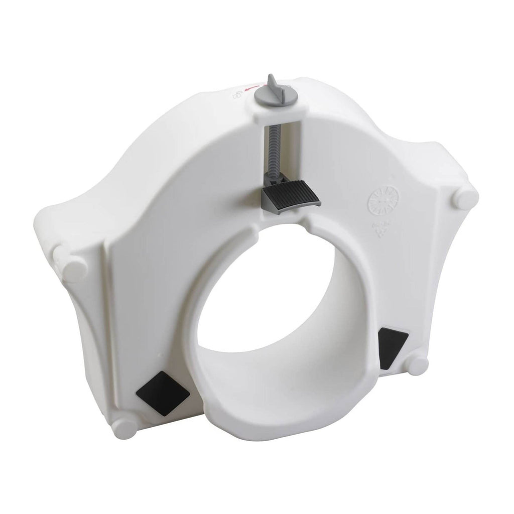 Toilet Seat Raiser with Side Rails for Western Toilets | Adjustable Raised Toilet Seat