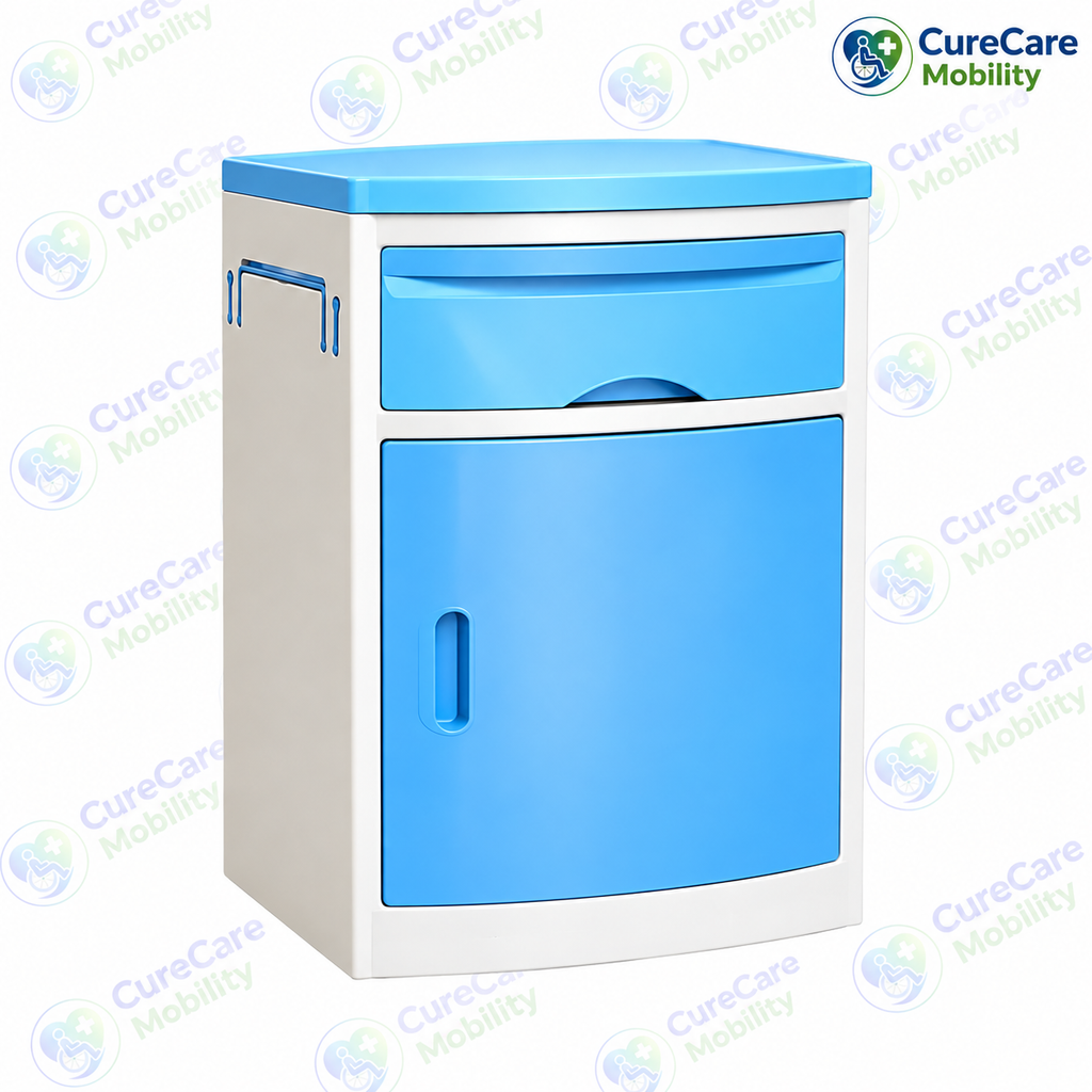 Premium Hospital Bedside Locker with Drawer & Cabinet
Patient Bedside Storage Cabinet for Hospital & Home Care
Medical Bedside Locker for Clinics & Nursing Homes