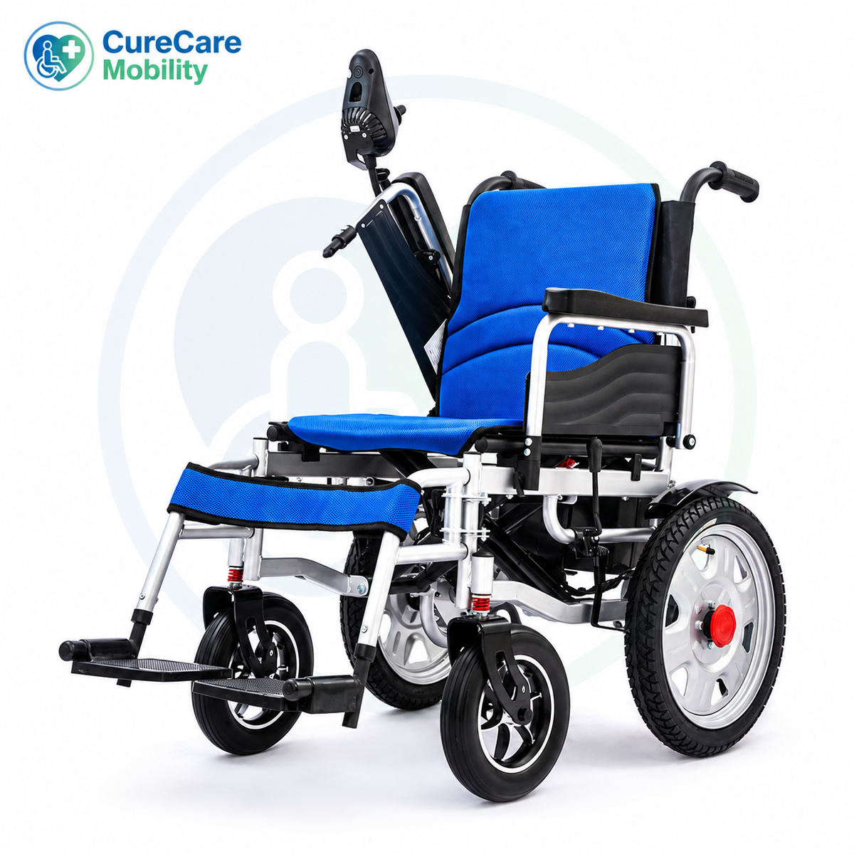 Foldable Electric Wheelchair – Lightweight Motorised Power Wheelchair