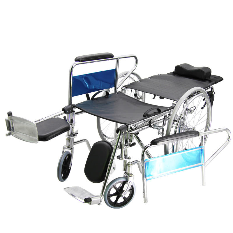 Reclining & Leg Elevating Wheelchair | Foldable Manual Wheelchair