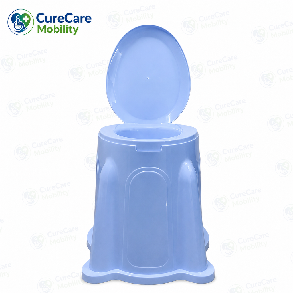 Indian Toilet to Western Toilet Converter | Plastic Commode Stool | 120kg Capacity