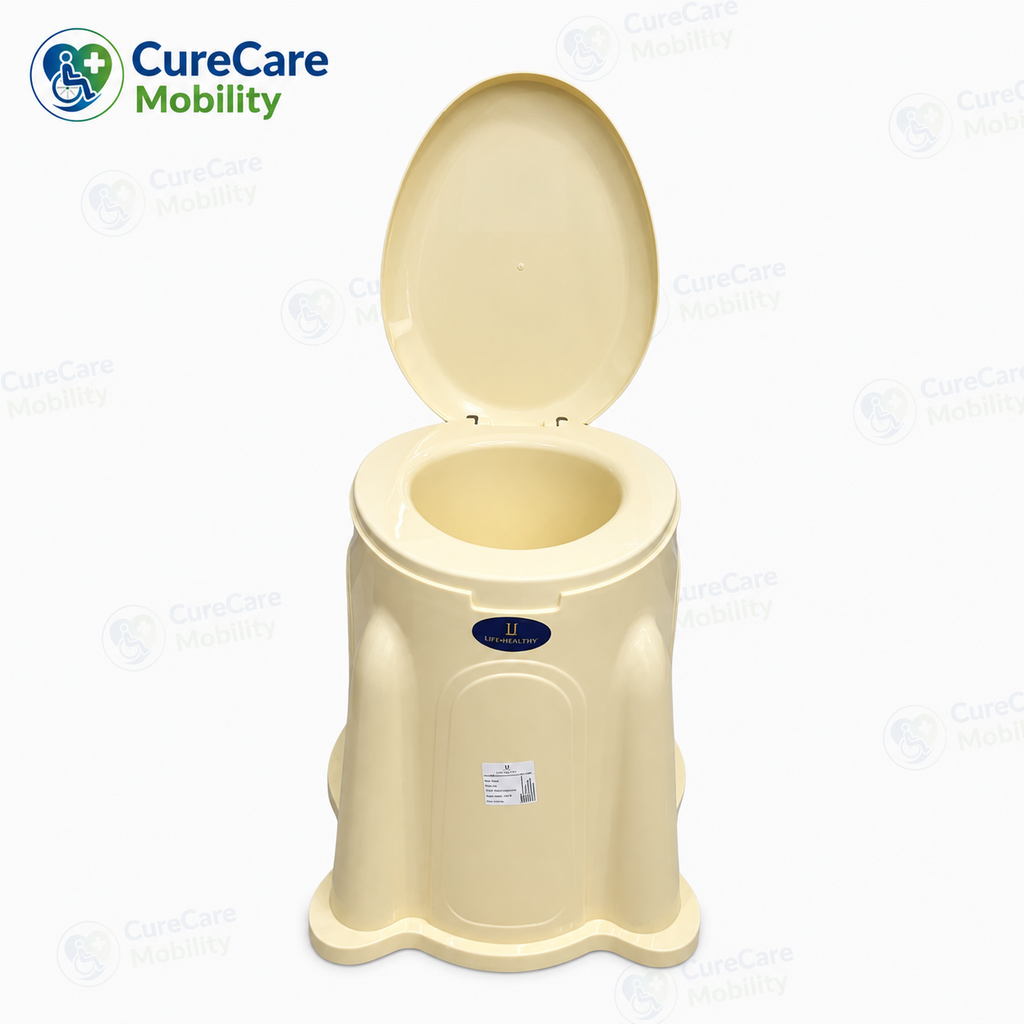 Indian Toilet to Western Toilet Converter | Plastic Commode Stool | 120kg Capacity