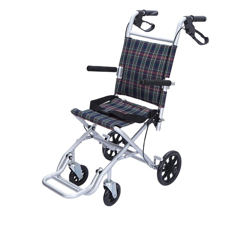 Aluminium Transit Wheelchair | Lightweight Foldable Travel Wheelchair