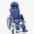 Reclining Aluminium Wheelchair with Elevating Leg Rest | Foldable Manual Wheelchair