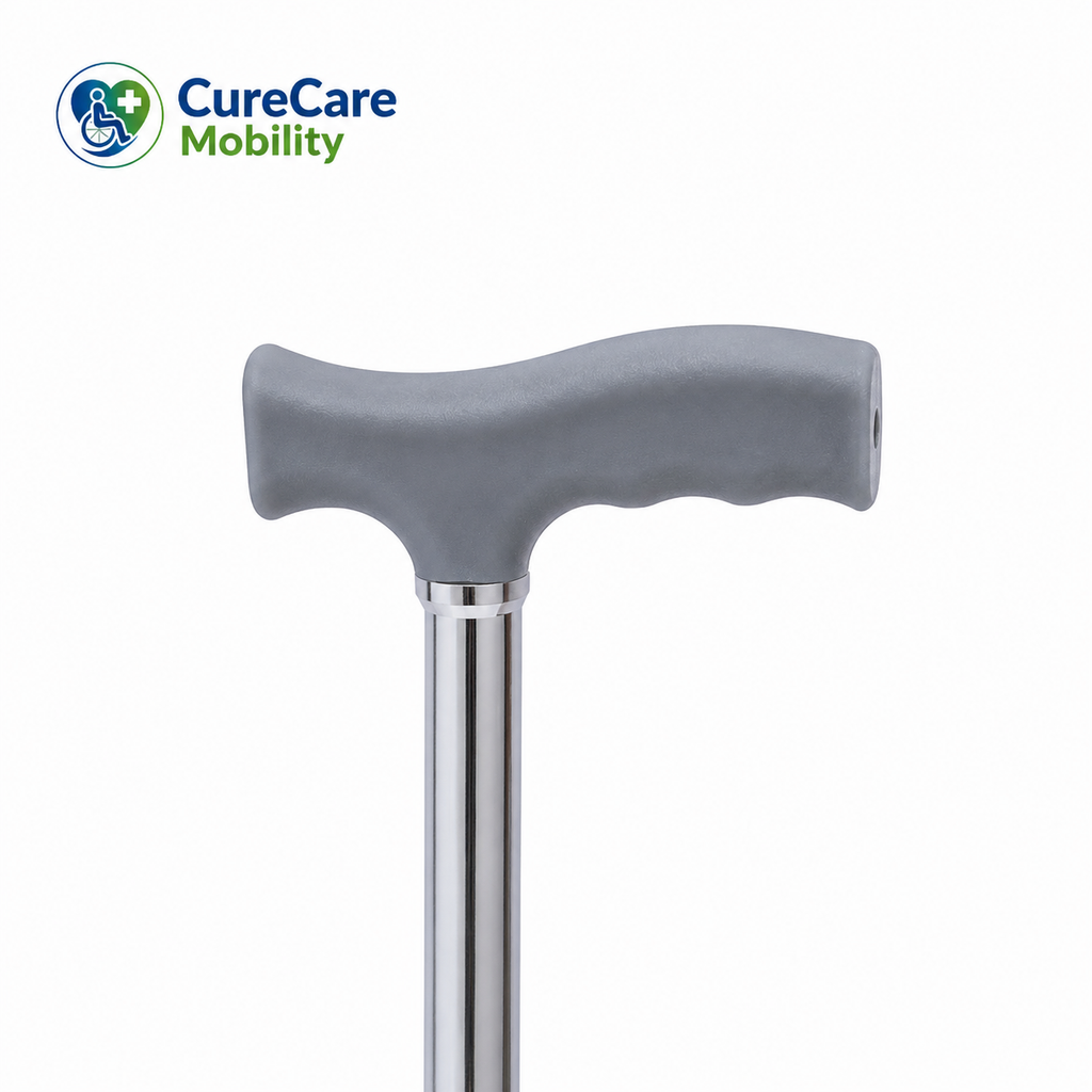 Adjustable Tripod Base Walking Stick | 3 Leg Aluminium Walking Cane