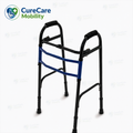 Basic Foldable Powder Coated Walker with Adjustable Height