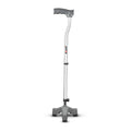 Vissco L Shape Tripod Stick for Physically Challeged | Light Weight & Adjustable Height (Grey)